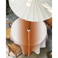 thumbnail image 3 of Burnt Orange Ombre Outdoor Tablecloth with Umbrella Hole, Abstract Art Modern Orange Gradient Spillproof Waterproof Outdoor Table Cover, Patio Tablecloths for Party/Garden/Picnic, Round 60 inch, 3 of 9