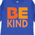 thumbnail image 4 of Inktastic Be Kind Logo in Orange Boys or Girls Long Sleeve Toddler T-Shirt, 4 of 5
