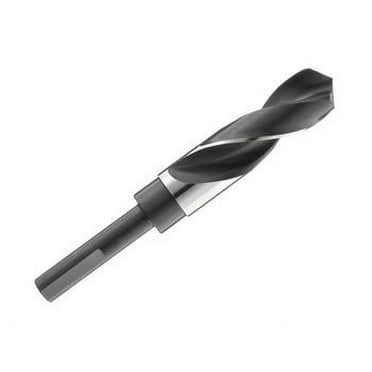 55/64" Reduced Shank HSS Drill Bit, 1/2" Shank, 3-Flat Shank, Drill America, D/A3F55/64