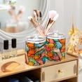 thumbnail image 6 of 2 Pack Qtip Holder Dispenser Various Colorful Hand Clear Plastic Storage Apothecary Jars for Cotton Swabs Balls Pads Floss, 6 of 7