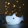 thumbnail image 1 of TriPro Shark Silicone Nursery Night Light Beach Room Decor Desk Lamp Bedroom Decorations, 1 of 7