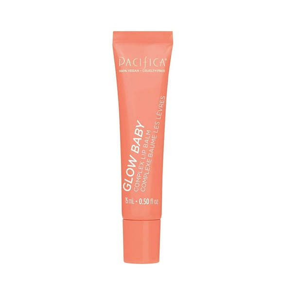 Pacifica Glow Baby Lip Balm, Orange Dreamsicle, Coral Shimmer