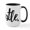 White/Black Inside, variant on CafePress - Hustle - 15 oz Ceramic Large White Novelty Mug
