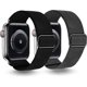 thumbnail image 1 of Stretchy Solo Loop Strap Compatible with Apple Watch Bands 42mm 44mm 45mm,Elastic Nylon Braided Band&Adjustable Buckle Women Men Sport Strap for iWatc, 1 of 4
