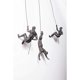 thumbnail image 1 of 3 figuras de adorno colgante de bronce para hombres que hacen rappel y escalan, figuras para colgar en la pared, adornos para rappel, etc., 1 of 5