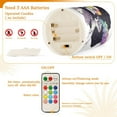 thumbnail image 5 of Yayeee Flameless Candles with Remote Flickering Battery Operated Multi Color Changing, Pirate Animals, 5 of 7