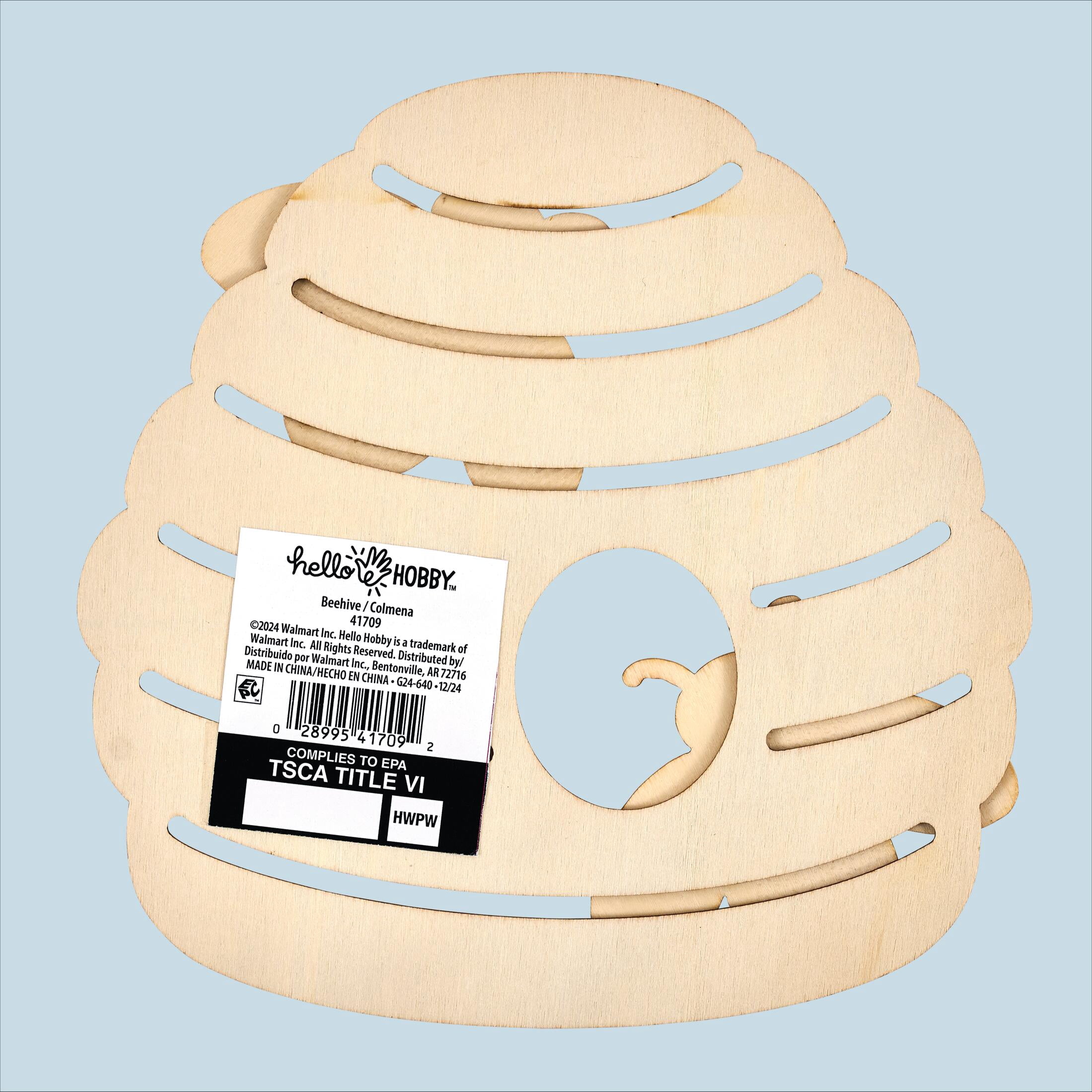 Hello Hobby 7" Wood Shape, Beehive