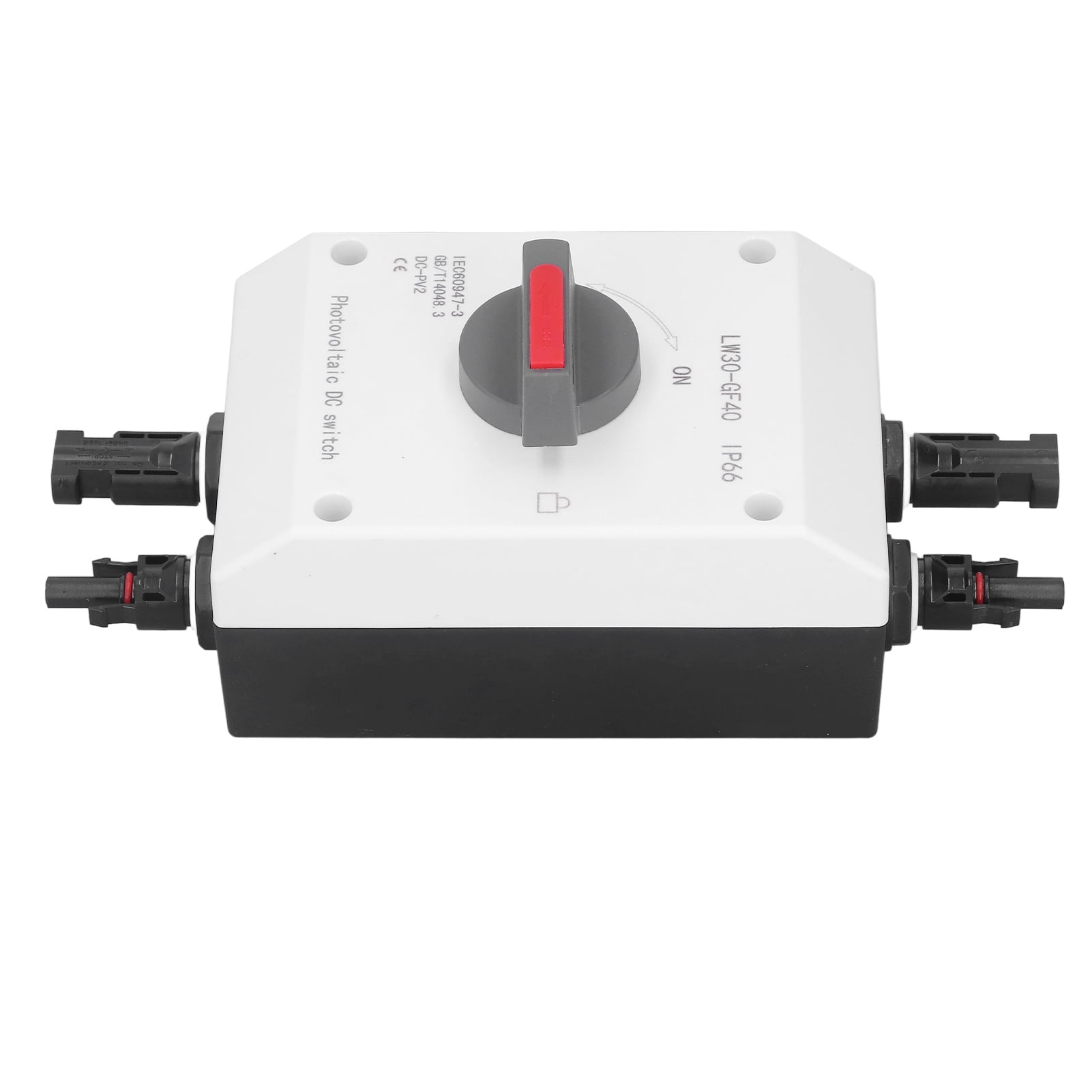 Solar PV DC Isolator Disconnect Switch, 1200V DC 32A 4P IP66 Waterproof