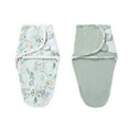 thumbnail image 1 of Mantas 2 uds. Manta envolvente para bebé recién nacido, manta de muselina transpirable para bebé, manta de recepción agradable para la piel para bebés de 0 a 3 meses, talla S Abanopi Mantas, 1 of 7