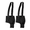 Black, variant on Bunion Corrector Sleeves, Toe Separator, Built in soft SEBS, Relieve Foot Pain, High Elastic, 1 Pair, S/L