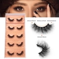 thumbnail image 3 of Pestañas postizas DYSILK estilo mink, efecto desfilado, 5 pares, 6D, faux mink, 3 of 6