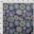 thumbnail image 2 of oneOone Polyester Lycra Dark Green Fabric Batik Quilting Supplies Print Sewing Fabric By The Yard 56 Inch Wide-F72, 2 of 4