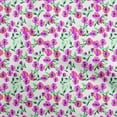 thumbnail image 1 of oneOone Cotton Cambric Fuschia Pink Fabric Floral Sewing Material Print Fabric By The Yard 56 Inch Wide, 1 of 1