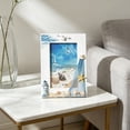 thumbnail image 5 of Coastal Wooden Picture Frame, 7.8*5.9 inch Seashell, Starfish & Fish-Shaped Photo Holder with Display Stand for Desktop, Shelf, Bedroom, Living Room, Office or Beach House Wall Decor, 5 of 6