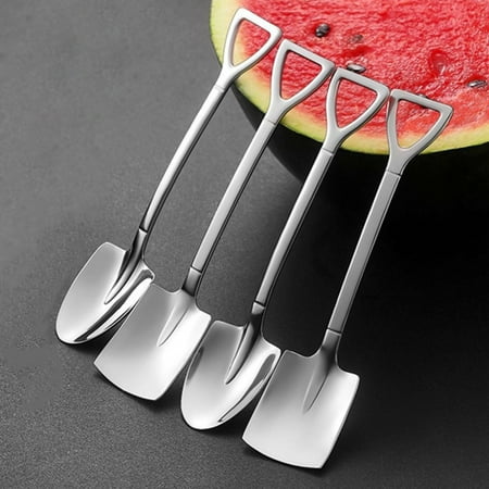 

GIFZES Ice Cream Spoon Mirror Polish Strong Construction Stainless Steel Home Fruit Spoon for Kids