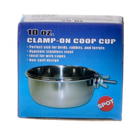 UPC: 0077234060162 | Spot Stainless Steel Coop Cup with Bolt Clamp – 10 oz