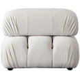 thumbnail image 4 of Diamond Sofa PALOMAACCM 37 x 37 x 29 in. Paloma Armless Chair in Light Cream Velvet, 4 of 6