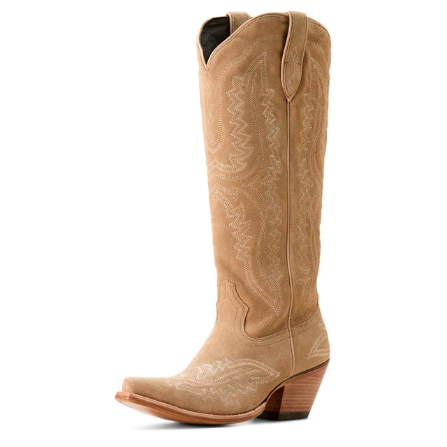 Bota vaquera ARIAT Casanova Truly Taupe para mujer, talla 9.5 de ancho