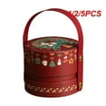 thumbnail image 2 of 1/2/5PCS Christmas Decoration For Home Christmas Eve Gift Box Unique Merry Christmas Candy Boxes Classical, 2 of 5