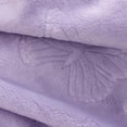 thumbnail image 4 of BORITAR Baby Blanket with Butterfly Design for Girls Ultra Soft Fleece Warm and Lightweight Blankets for Infant Toddler Newborn, 30x40 Inch, Purple, 4 of 6