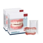 Multifunctional Silicone Denture Set: Moldable, Comfortable Dentures for Men and Women 3 Box