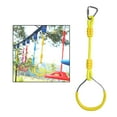 thumbnail image 4 of Colorful Rings - Gymnastic Rings, Swing Bar Rings, for Backyard Obstacle , Yellow, 35..5cm, 4 of 10