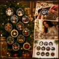 thumbnail image 7 of 12Pack Mixed Christmas Character Diamond Art Kits for Adults,Wooden Ornaments for Christmas Tree, 7 of 7