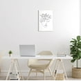 thumbnail image 2 of Stupell Industries Floral Woman Face Line Doodle Graphic Art Unframed Art Print Wall Art, Design by JJ Design House LLC, 2 of 6