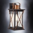 thumbnail image 3 of Luxury Colonial Outdoor Wall Sconce, 16''H x 7.125''W, with Tudor Style Elements, French Country Design, Olde Bronze Finish and Shatterproof Glass, UHP1233, 3 of 6