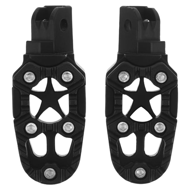 IDEANATEGRATE 1Pares Pedales De Aleación De Aluminio Para Motocicleta Con Montaje Universal Y Antideslizante