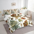thumbnail image 3 of Homewish Hello Fall 7-Piece Bedding Comforter Set,Rustic Mushroom Maples King Bedding Sets,Tropical Plam Leaf Bed Sheets For Men Women,Ultra Soft Home Decor, 3 of 8
