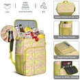 thumbnail image 2 of Funny Llama Print Backpack Cooler – Leakproof Lunch Bag with Adorable Alpaca Pattern for Travel, Camping & Work, 2 of 6