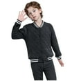 thumbnail image 1 of Jackets for Girls Lightweight Button Down Winterchildren Snowsuit Grey Cute Fall Tops for Girls ,9-10 Years, 1 of 5