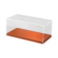 thumbnail image 4 of Vitrina de acrílico transparente para modelos de coches a escala 1:64 base marrón, 4 of 9