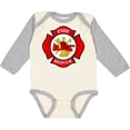 thumbnail image 3 of Inktastic Maltese Cross Firefighter Boys or Girls Long Sleeve Baby Bodysuit, 3 of 5
