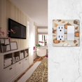thumbnail image 5 of Yayeee Rocker Switch Wall Plate 1-Gang 4.6"x2.9" Home Decorative Outlet Cover, Fall Pumpkin Pattern, 5 of 6