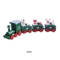thumbnail image 3 of Inteprter Modelo de tren con temática navideña, decoración de Navidad, sala de estar, dormitorio, fiesta, evento, decoración, festival de Kits de decoración para fiestas Verde, 3 of 6