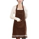 thumbnail image 1 of Inteprter Delantal de cocina para el hogar Babero de cocina con bolsillo frontal de algodón para el hogar unisex Type4 NO4, 1 of 6