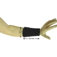 thumbnail image 5 of COUVER 6 inch Extra Long Thick Sports Wristband / Sweatband, Charcoal (2 Piece), 5 of 8