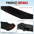 thumbnail image 4 of Ikon Motorsports Rear Window Roof Spoiler Compatible with 2009-2013 Honda Fit, Mug Style Gloss Black ABS Roofline Windshield Visor Spoiler Wing, 4 of 8