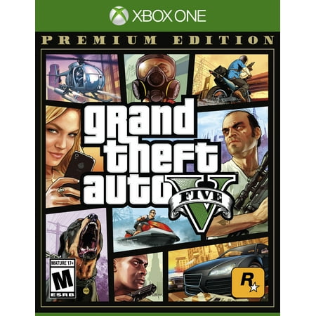 Grand Theft Auto V: Premium Edition, Rockstar Games, Xbox One, (Best Non Shooter Games Xbox One)