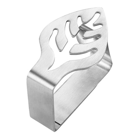 

Sukalun Stainless Steel Table Clips | Table Cloth Clip Clamp Holder for Home Party Picnic | Includes 6 Different Shape of Cutlery Butterfly Flowers Four-Leaf Clover Leaves Moon.
