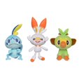 thumbnail image 1 of SeekFunning 3 paquetes de peluche de Pokémon, peluche de peluche Scorbunny Grookey Sobble, regalos para niños de 8 a 13 pulgadas Sincero Electrónica, 1 of 1