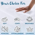 thumbnail image 5 of Guardmax Heavy Duty Vinyl Twin XL Zippered Mattress Encasement - Waterproof & Breathable Mattress Protector - Comfortable, Soft, and Noiseless Zippered Bedding - Dust Mite Proof (39 x 80 x 9), 5 of 7