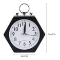 thumbnail image 2 of Desktop Alarm Clock Simple Modern Style Small Portable Silent Soft Wake Up Alarm Clock for Home Bedroom Study Room Office, 2 of 4