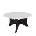 thumbnail image 2 of Manor Park Mid Century Modern 3 Leg Coffee Table, Faux White Marble, 2 of 7