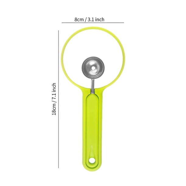 Conjunto de Herramientas de Cocina,Cuchara de Excavación de Frutas de Acero Inoxidable Multifuncional de 2 Paquetes,Divisor de Cuchara de Sandía Y Herramientas de Corte,Conjunto de Cucharas para Cocin