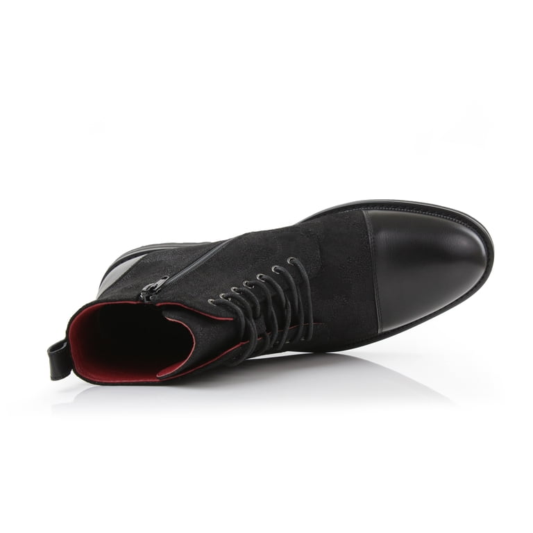 Men\'s Black Leather Chukka Boots with Lace-Up Closure Cole Haan Chukka Boots Men main image 4