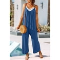 thumbnail image 3 of Womens Casual Jumpsuits Navy Blue M, 3 of 6