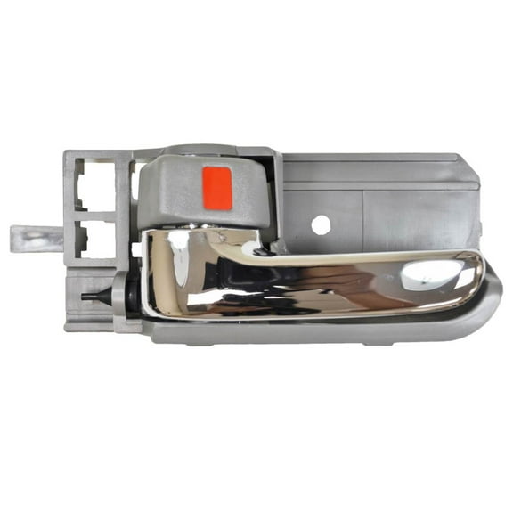 PT Auto Warehouse TO-2567MG-LH - Inner Interior Inside Door Handle, Gray Housing with Chrome Lever - Driver Side Fits select: 2003-2008 TOYOTA COROLLA, 2005-2010 TOYOTA SCION TC